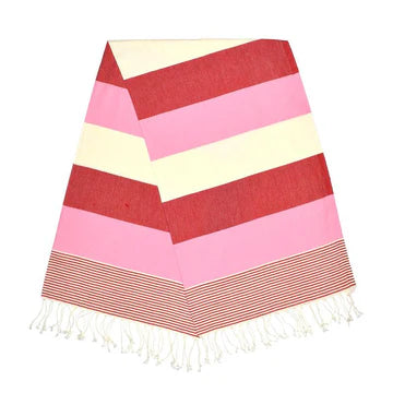 American Berry Red Dream Pink Turkish Towel