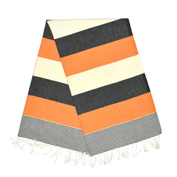 American Night Black Carrot Orange Turkish Towel