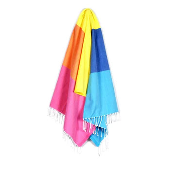 Cerec Bubblegum Pink Berry Blue Turkish Towel