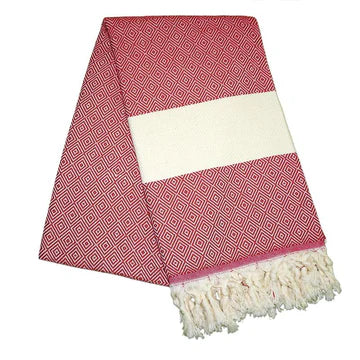 Elmas Berry Red Turkish Towel