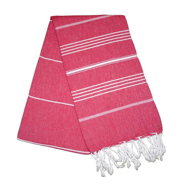 Sultan Berry Red Turkish Towel
