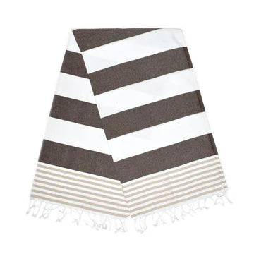 Inka Carob Brown Almond Brown Turkish Towel