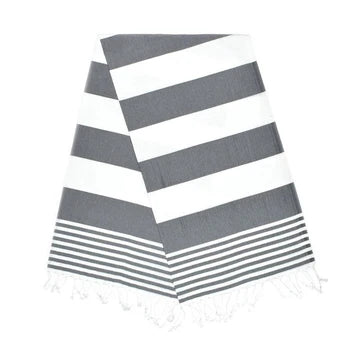 Inka Pebble Grey Turkish Towel